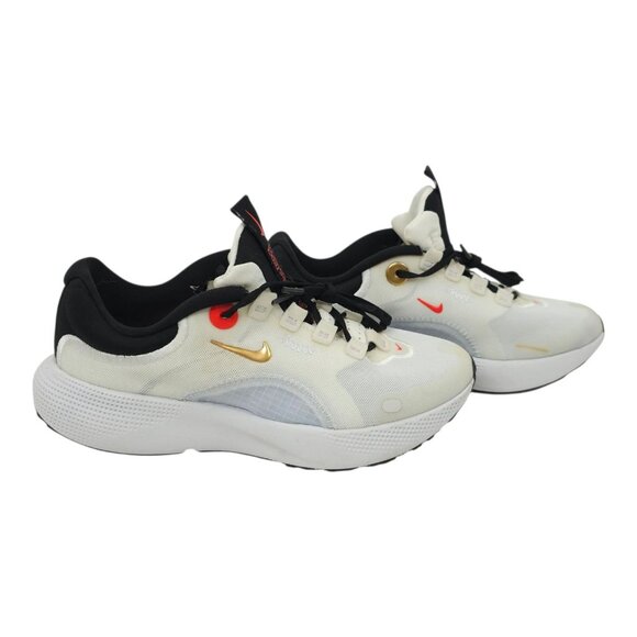 Nike React Escape Run RN Running Shoes Womens 5.5 Summit White Gold CV3817-103 - Picture 13 of 16
